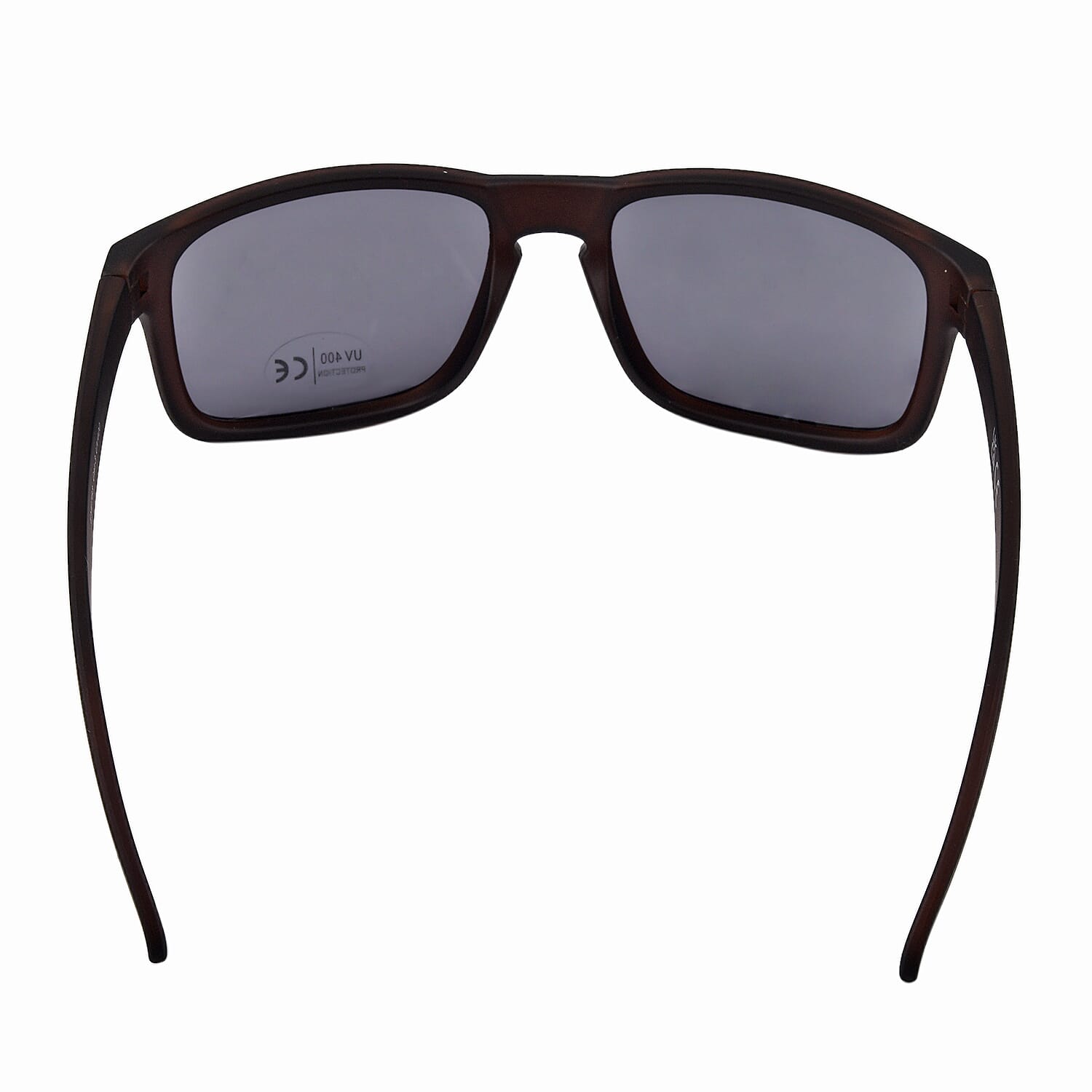 Wayfarer Sunglasses with Polycarbonate Lens - Brown