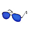Aviator Sunglasses with Poly Carbonate Lens in GunTone