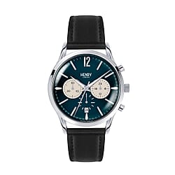 Henry London Quartz Mens Watch in Leather
