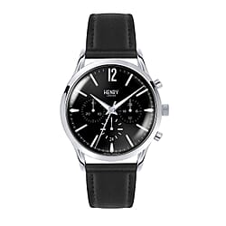 Henry London Quartz Mens Watch in Leather