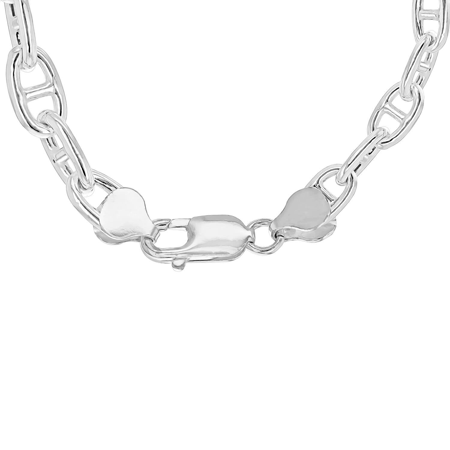 High Finish Sterling Silver Rambo Chain 24 Inch