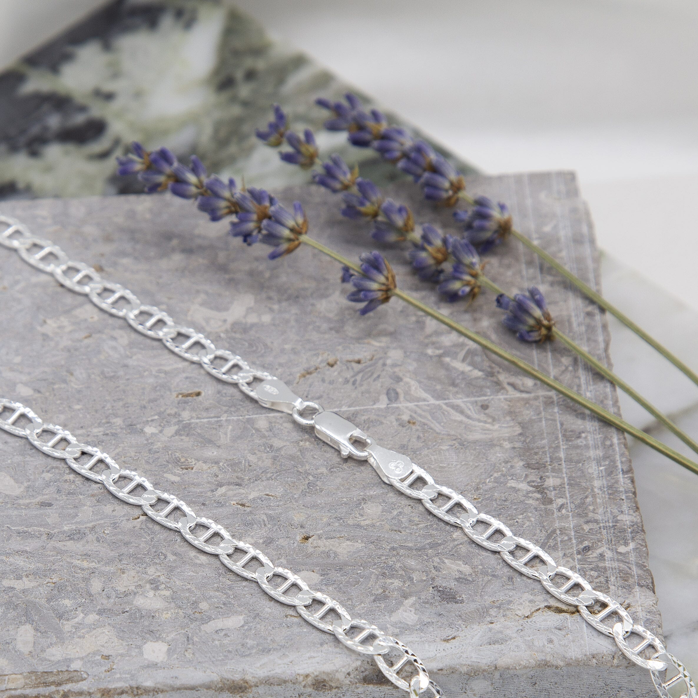 Sterling Silver Chain,  Silver Wt. 12 Gms