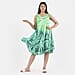 Tamsy Viscose Block Dress - Green