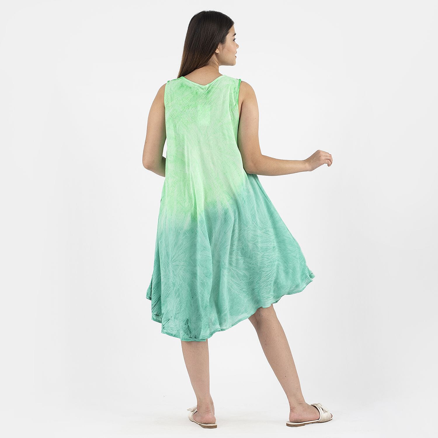 Tamsy Tie-Dye Umbrella Dress