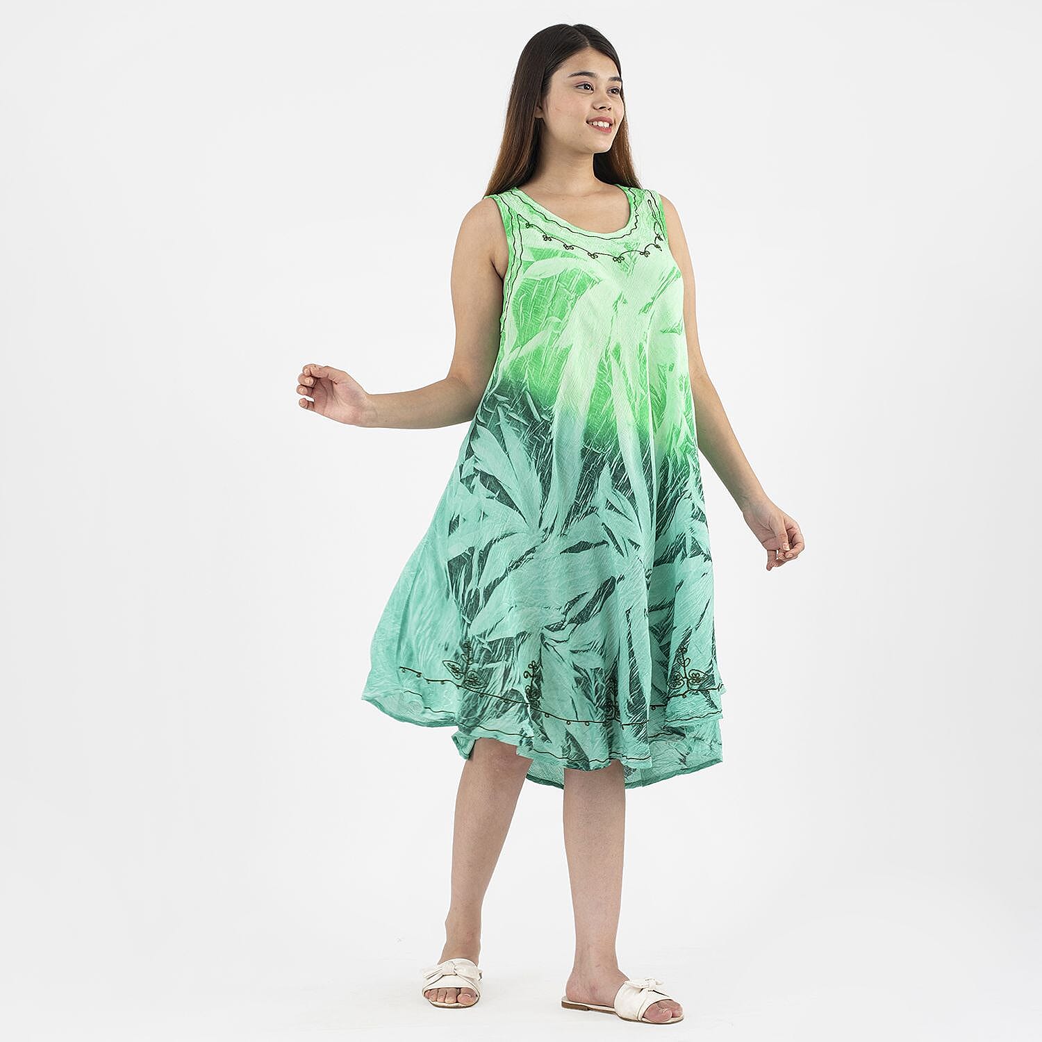 Tamsy Tie-Dye Umbrella Dress
