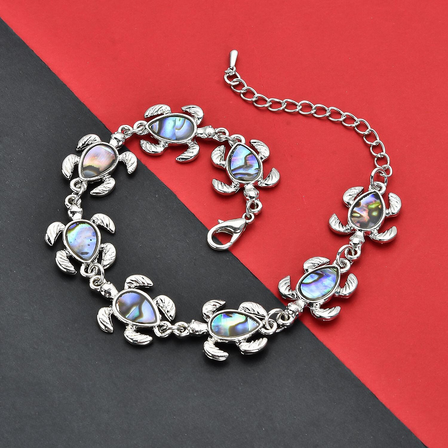 Silver tortoise sale bracelet