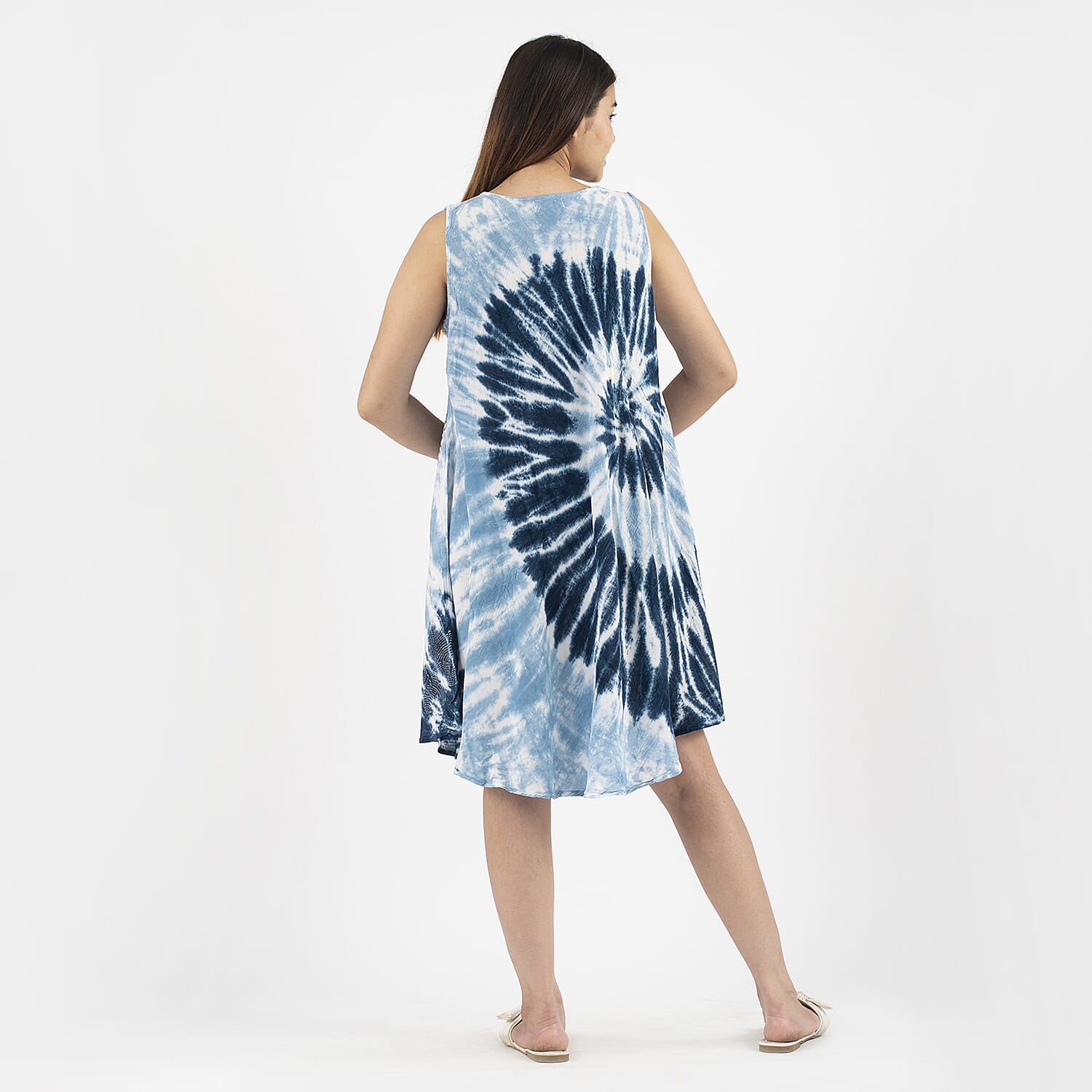 Tamsy Tie-Dye Umbrella Dress