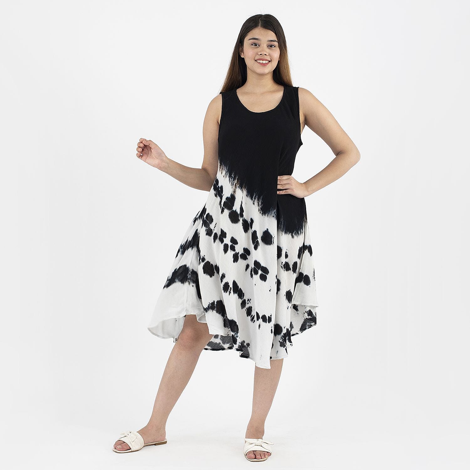 Tamsy Tie-Dye Umbrella Dress