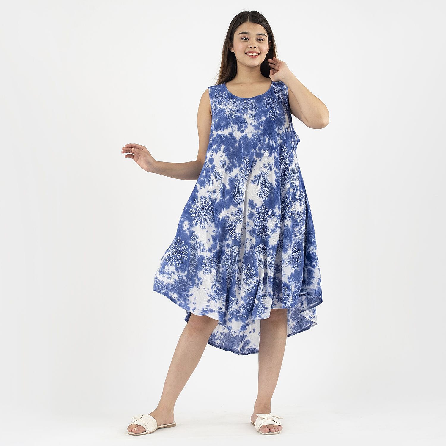 Tamsy Tie-Dye Umbrella Dress