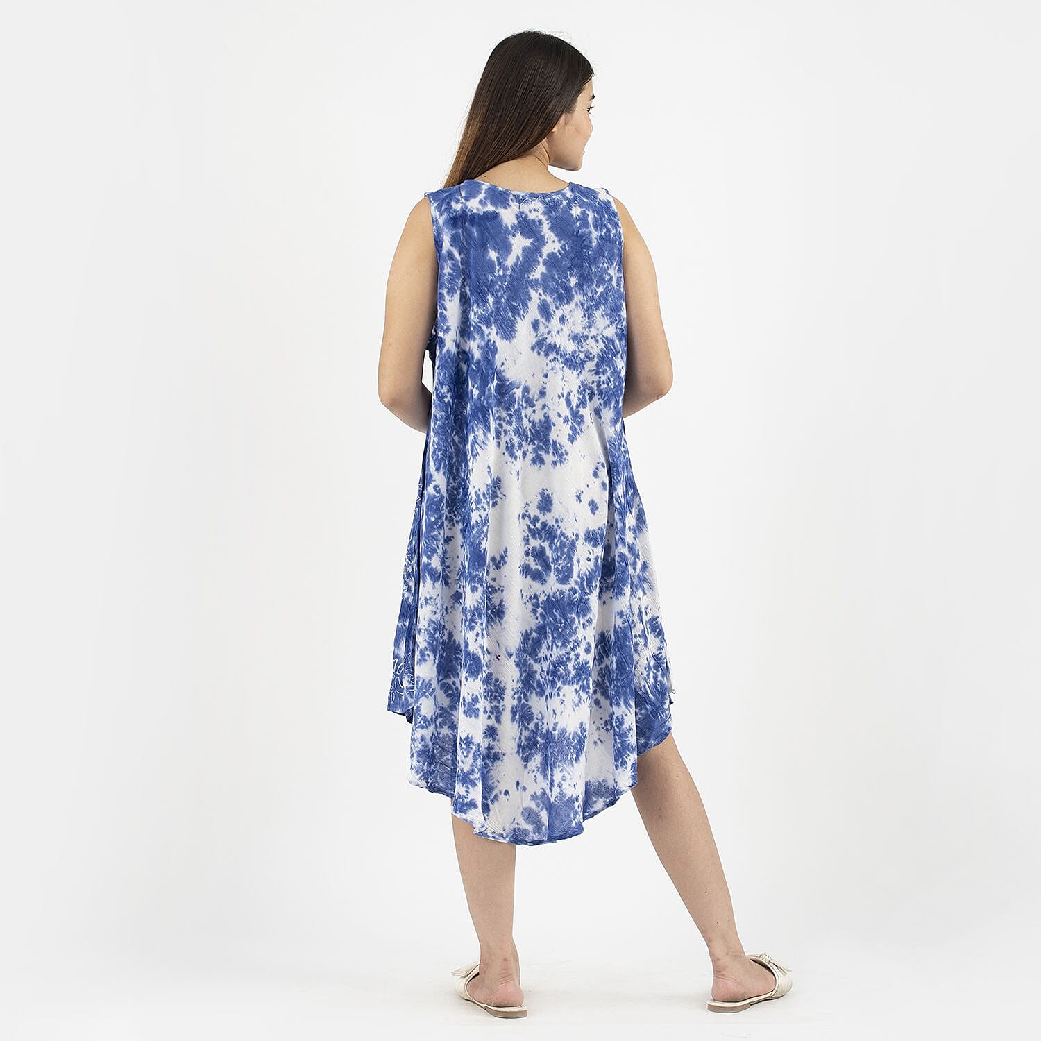 Tamsy Tie-Dye Umbrella Dress