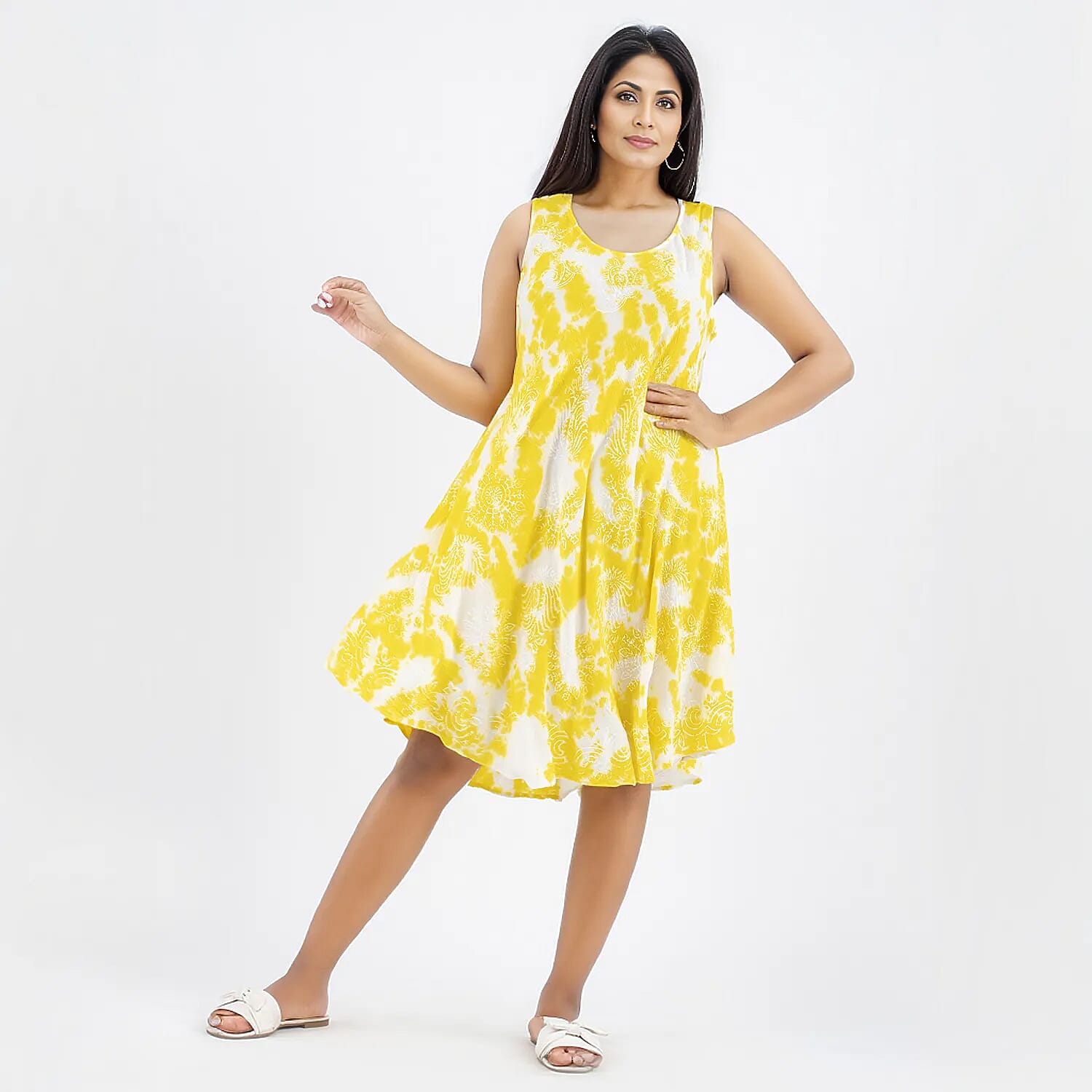 Tamsy Tie-Dye Umbrella Dress