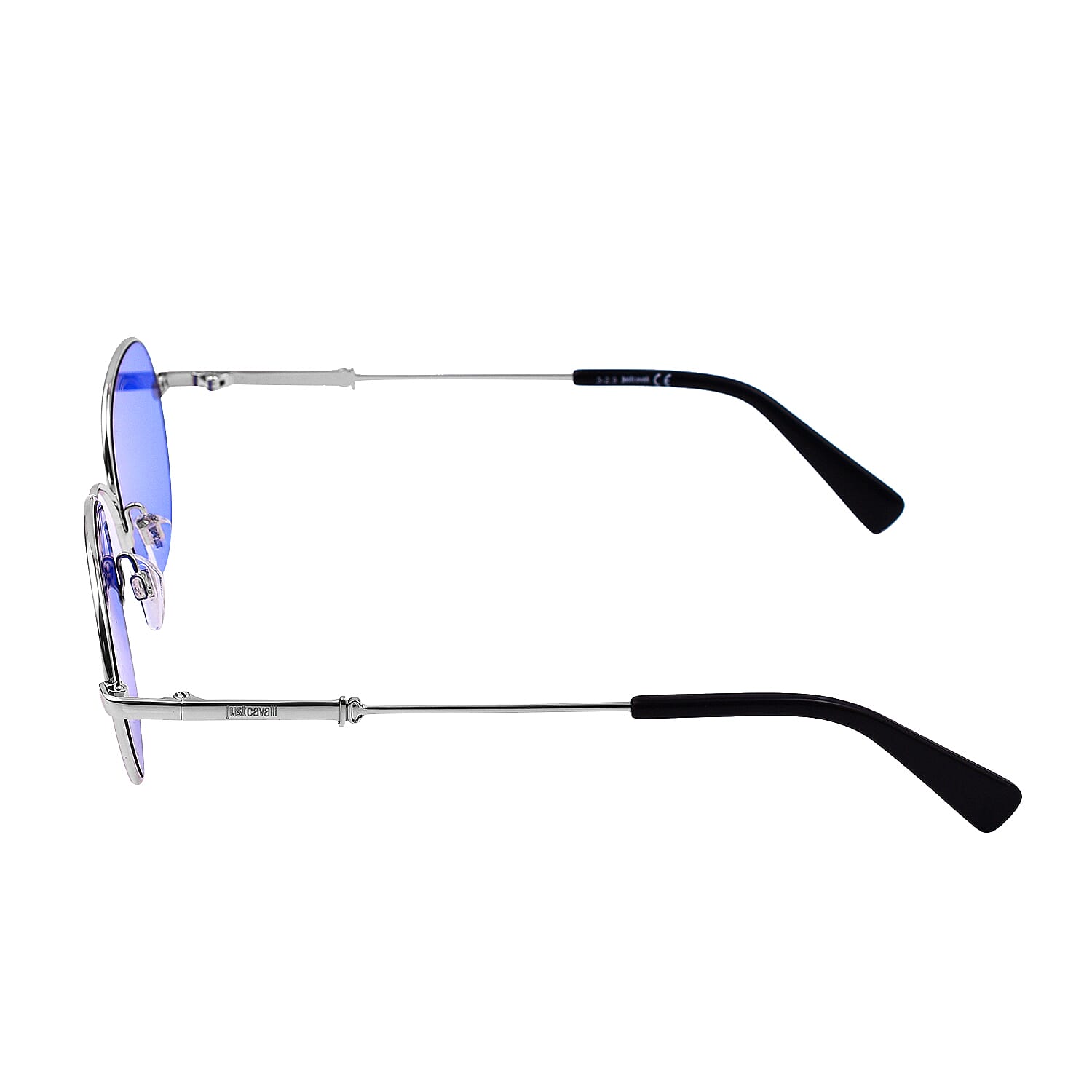 JUST CAVALLI Unisex Square Metal Sunglasses - Blue