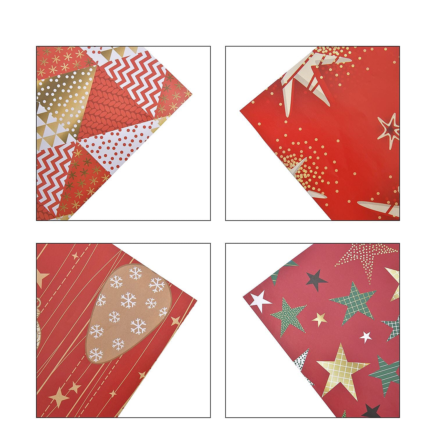 Christmas Ornament (Size 51x74x1 ) - Red & Gold