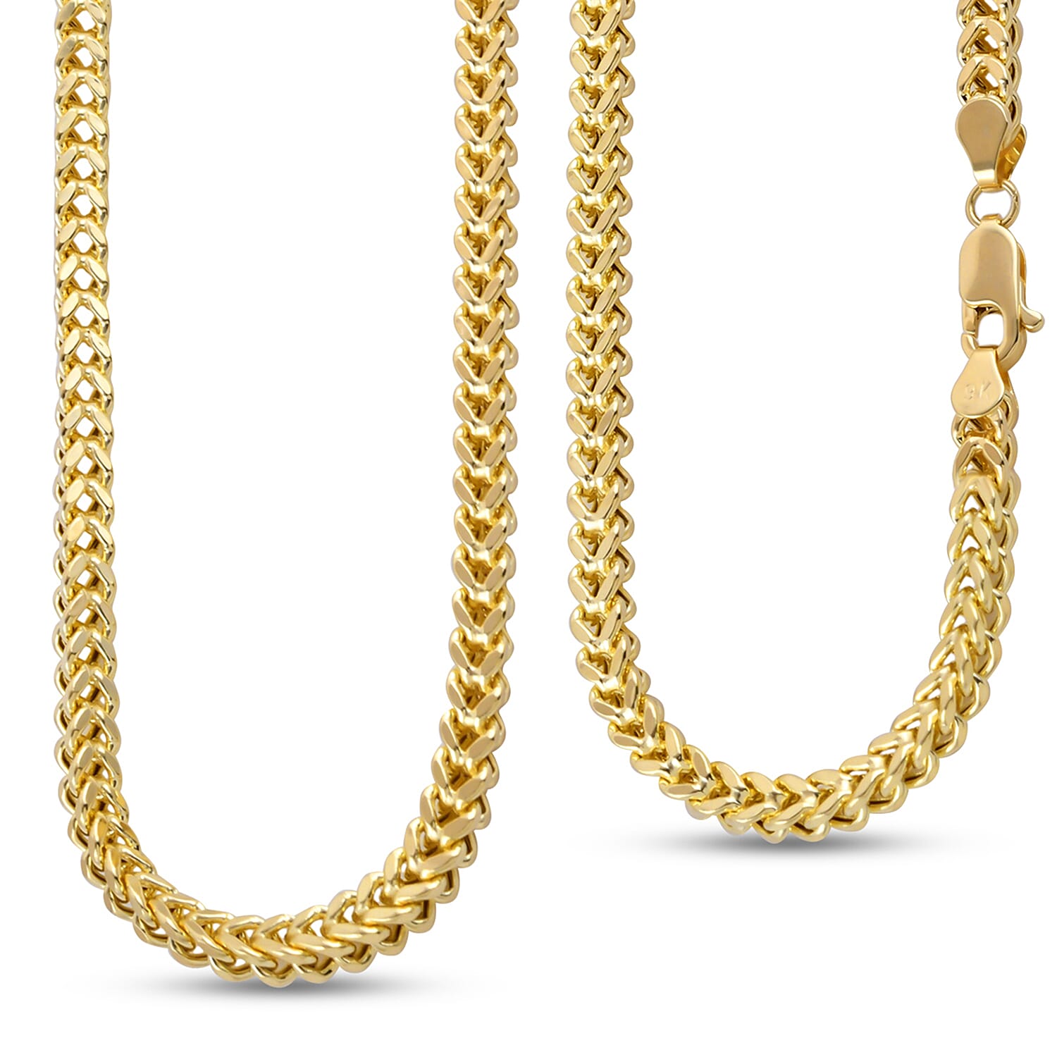 One Time Close Out Deal - 9K Yellow Gold Franco Necklace (Size - 20), Gold Wt. 13.10 Gms