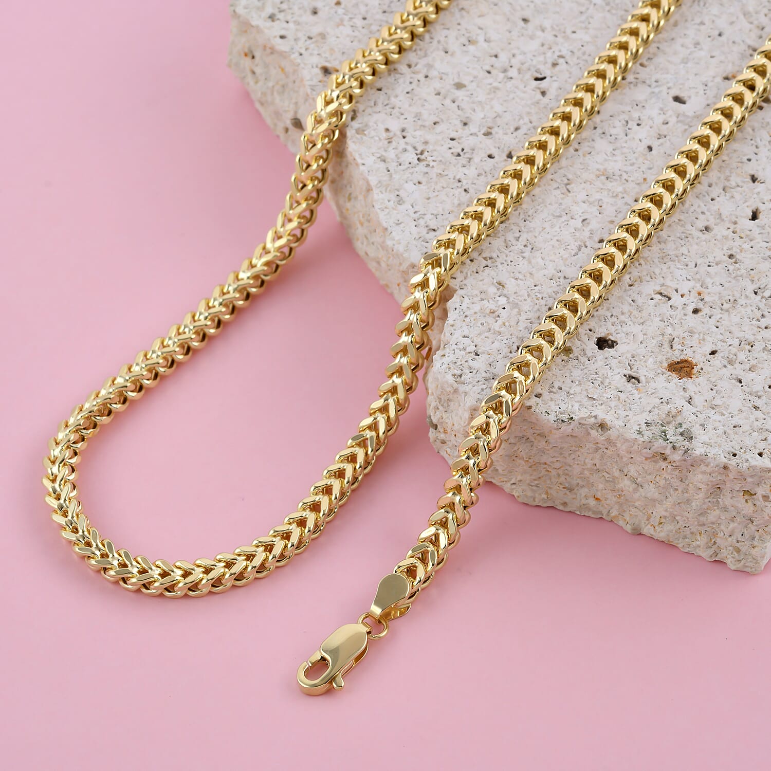 One Time Close Out Deal - 9K Yellow Gold Franco Necklace (Size - 20), Gold Wt. 13.10 Gms