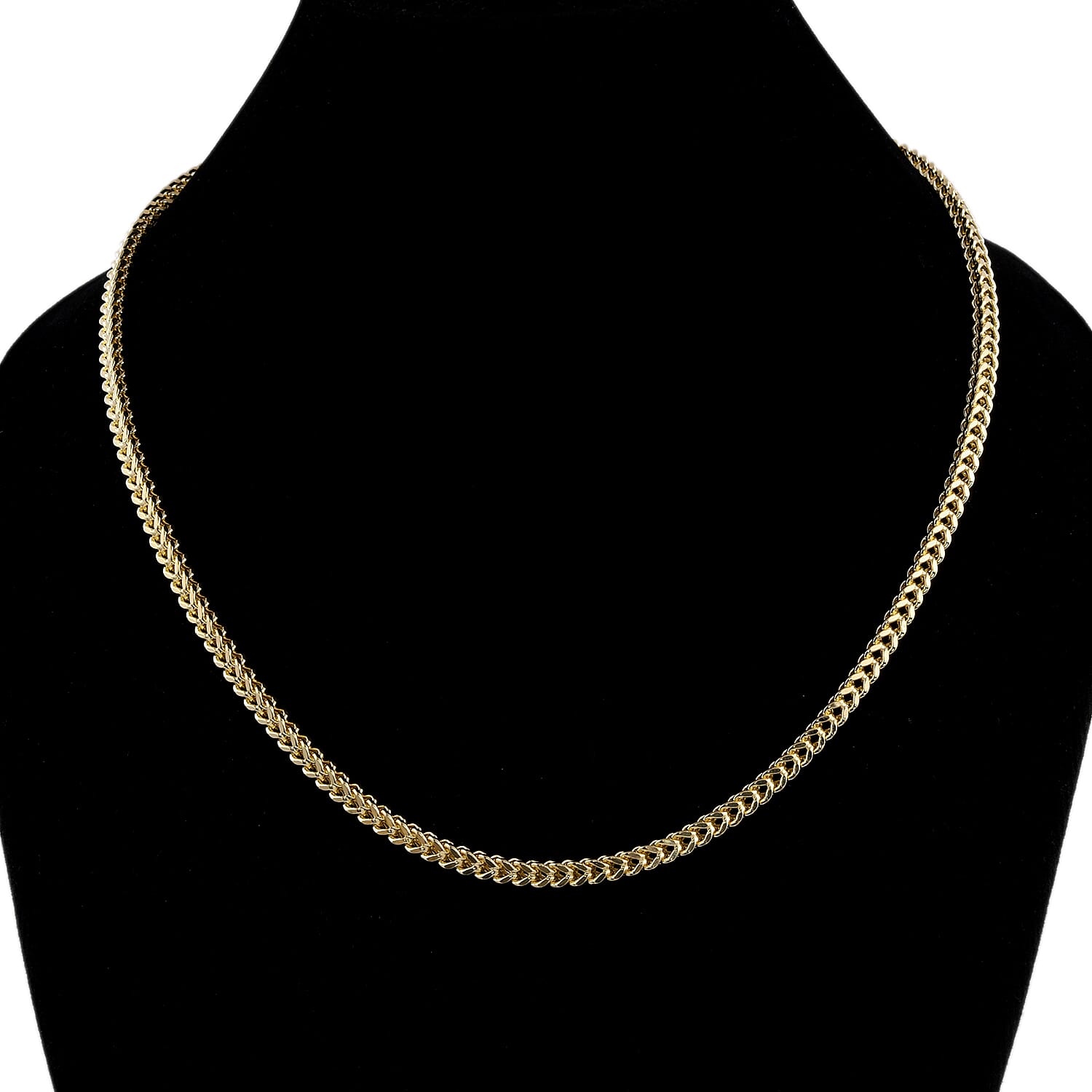 One Time Close Out Deal - 9K Yellow Gold Franco Necklace (Size - 20), Gold Wt. 13.10 Gms