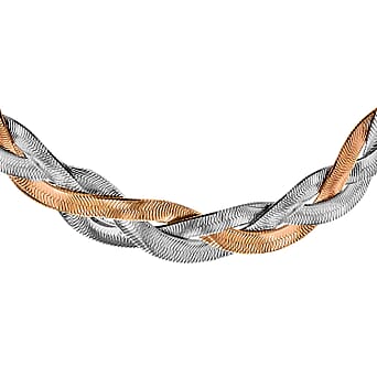 https://tjcuk.sirv.com/Products/89/2/8928826/Sterling-Silver-Rhodium-and-Rose-Gold-Plated-Herringbone-Necklace-17-I_8928826.jpg?w=342&h=342