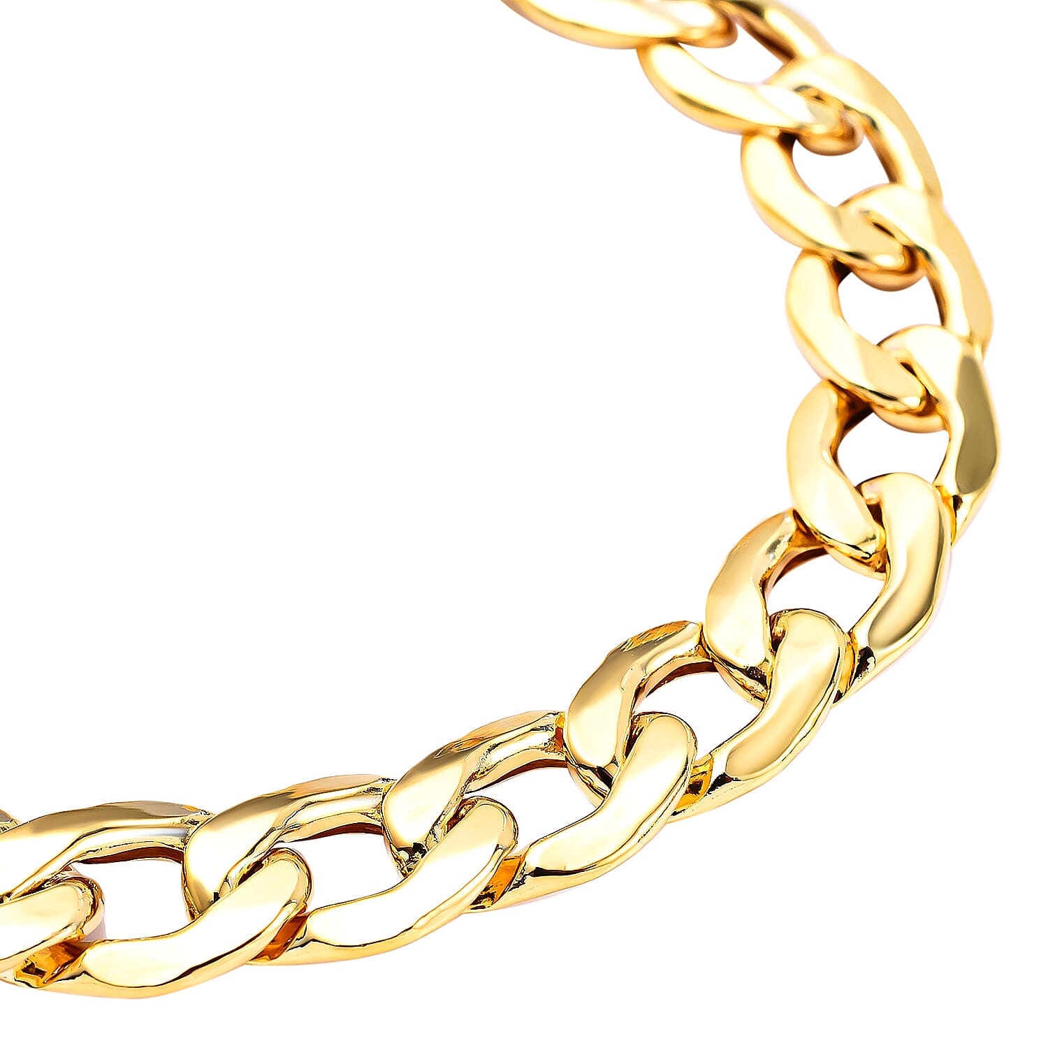 9K Yellow Gold Curb Bracelet (Size - 7.5) with Lobster Clasp, Gold Wt. 6.25 Gms