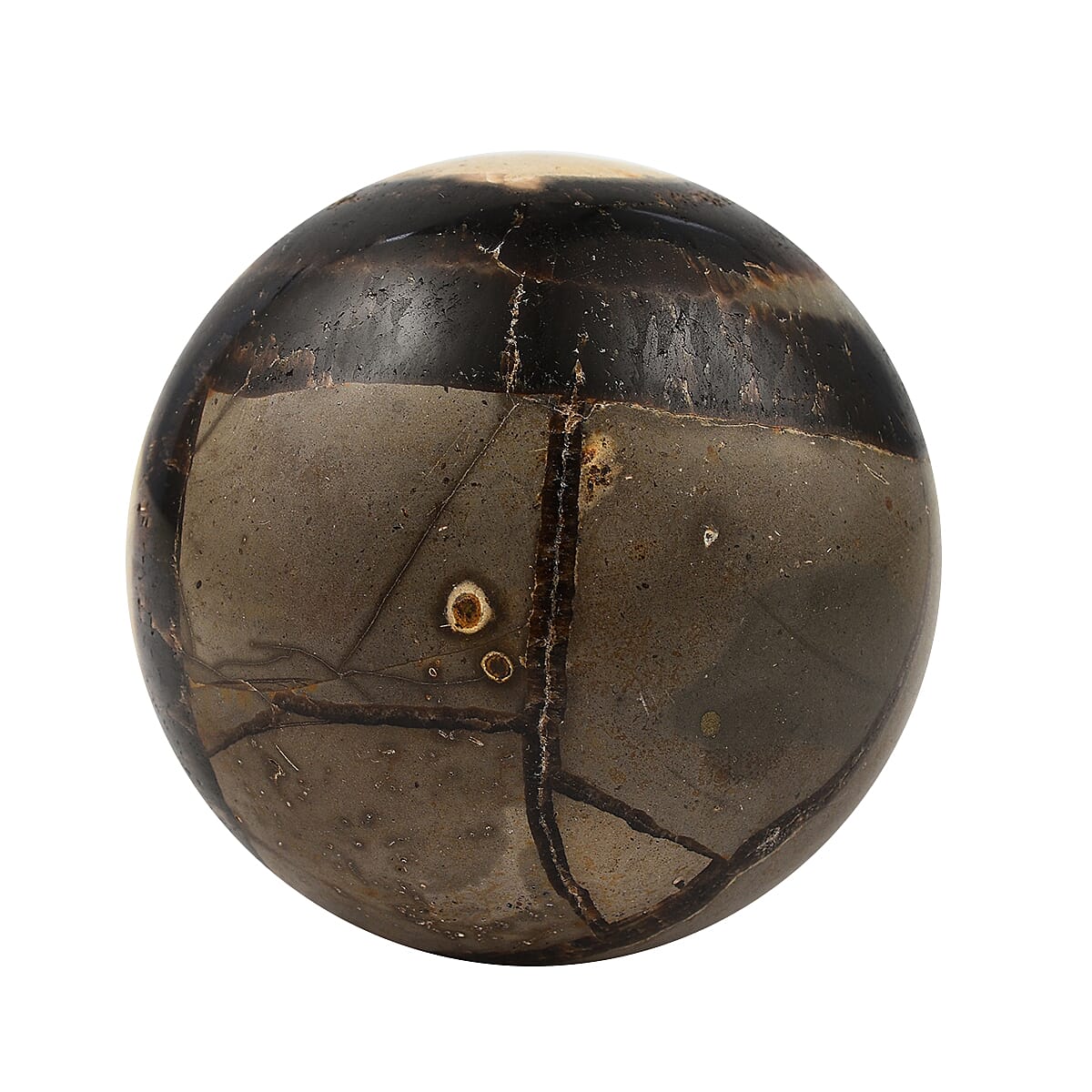Gem Treasures - Septarian Sphere (2-3 Inch)