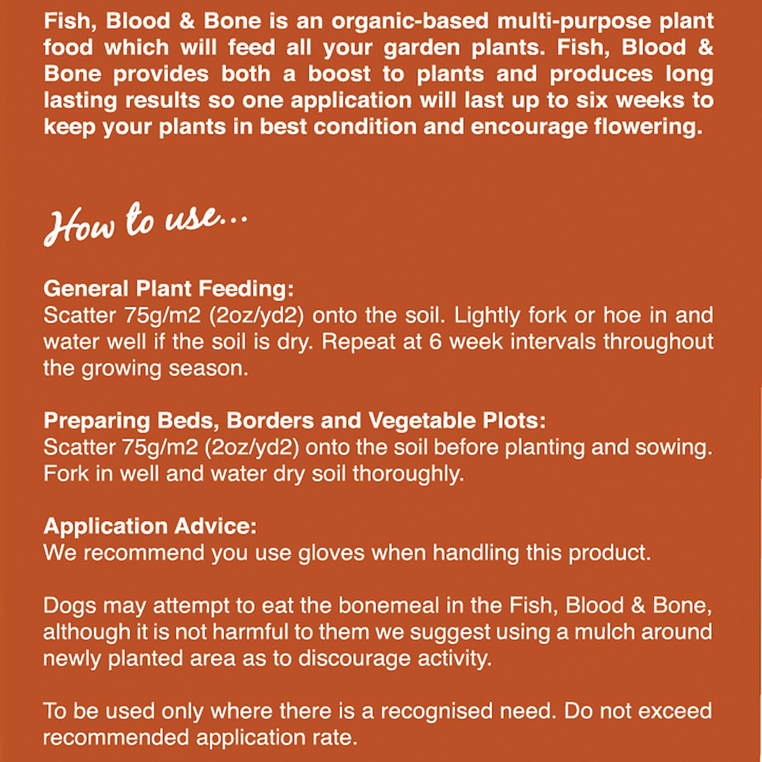Gardening Direct Blooming Fast Fish Blood & Bone 1.5kg Tub