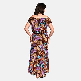 https://tjcuk.sirv.com/Products/89/3/8933073/Tamsy-Floral-Pattern-Off-Shoulder-Maxi-Dress-Brown_8933073_1.jpg?w=342&h=342