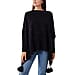 Nova of London Diamante Heatseal Tassel Oversized Poncho Jumper (One Size 8-22) - Black