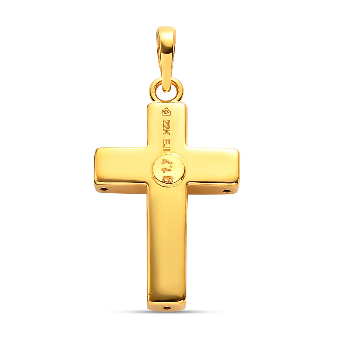 22K Yellow Gold Cross Pendant