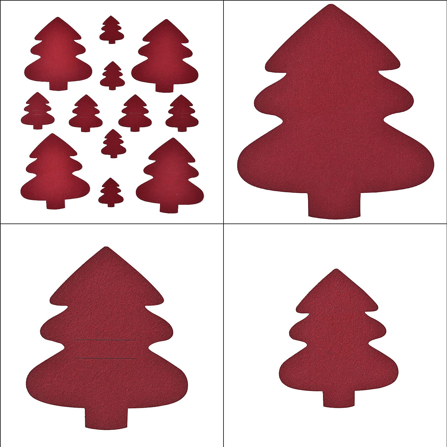 Set of 12 - Cutlery Holder, Placemats and Coaster