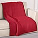 Solid Colour Fleece Blanket - Maroon