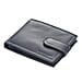 100% Genuine Leather RFID Protected Bi-Fold Mens Wallet - Navy