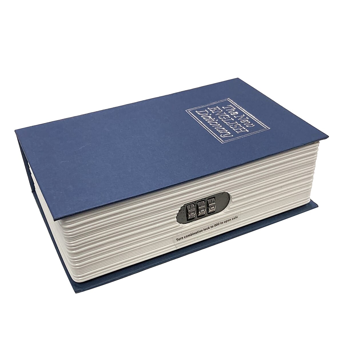 Dictionary Diversion Secret Hidden Book Safe with Key Lock (Size 18x11x5 Cm) - Blue