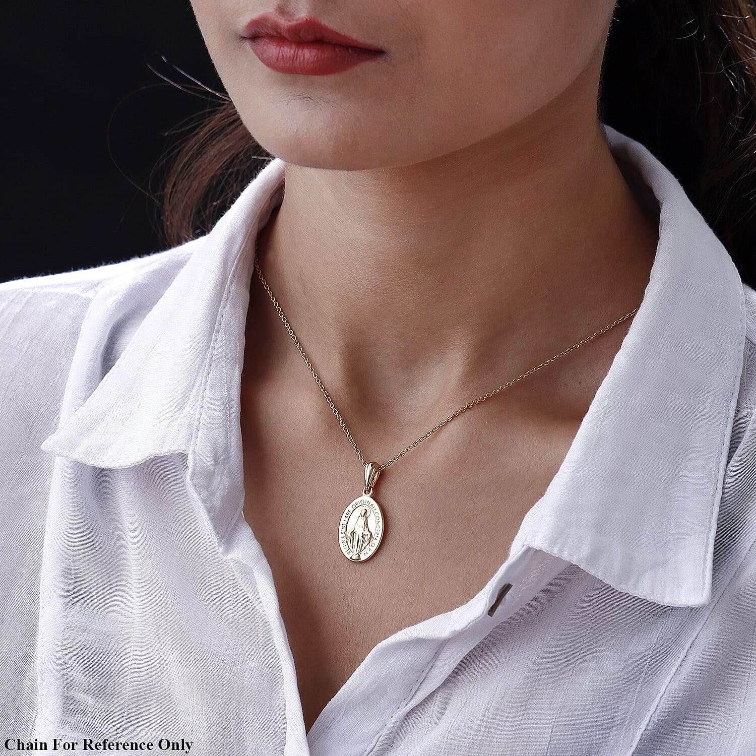 GP - Kanchanaburi Blue Sapphire Pendant in 18K Vermeil Yellow Gold Sterling Silver