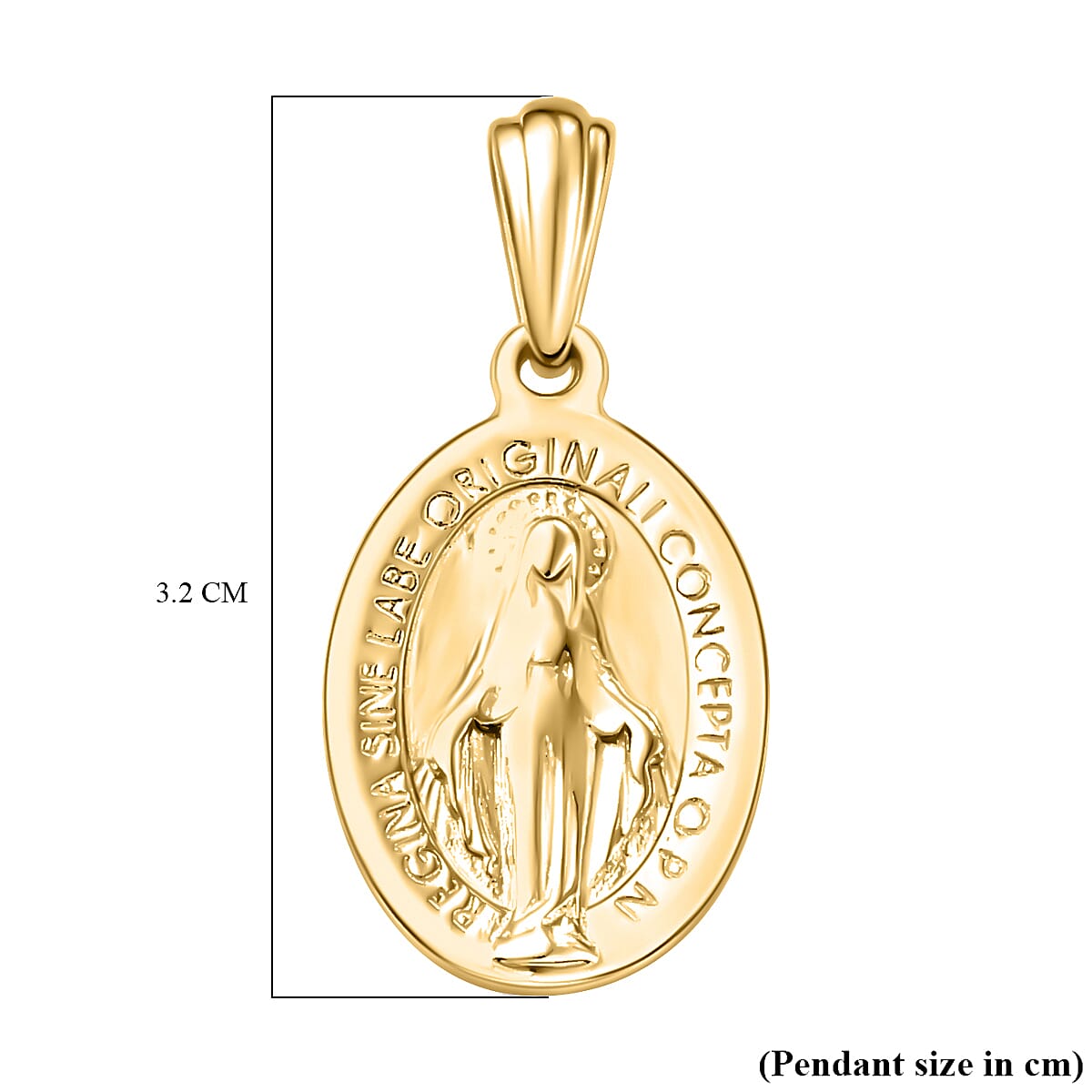 GP - Kanchanaburi Blue Sapphire Pendant in 18K Vermeil Yellow Gold Sterling Silver