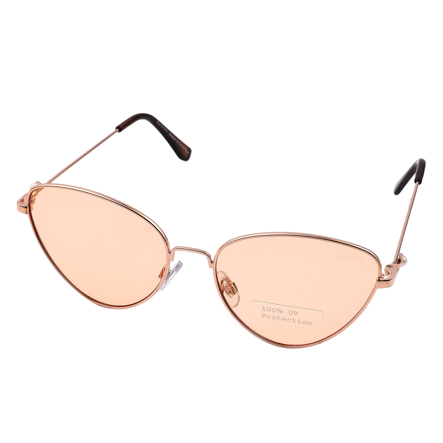 Designer Inspired Sunglasses - Rose Gold