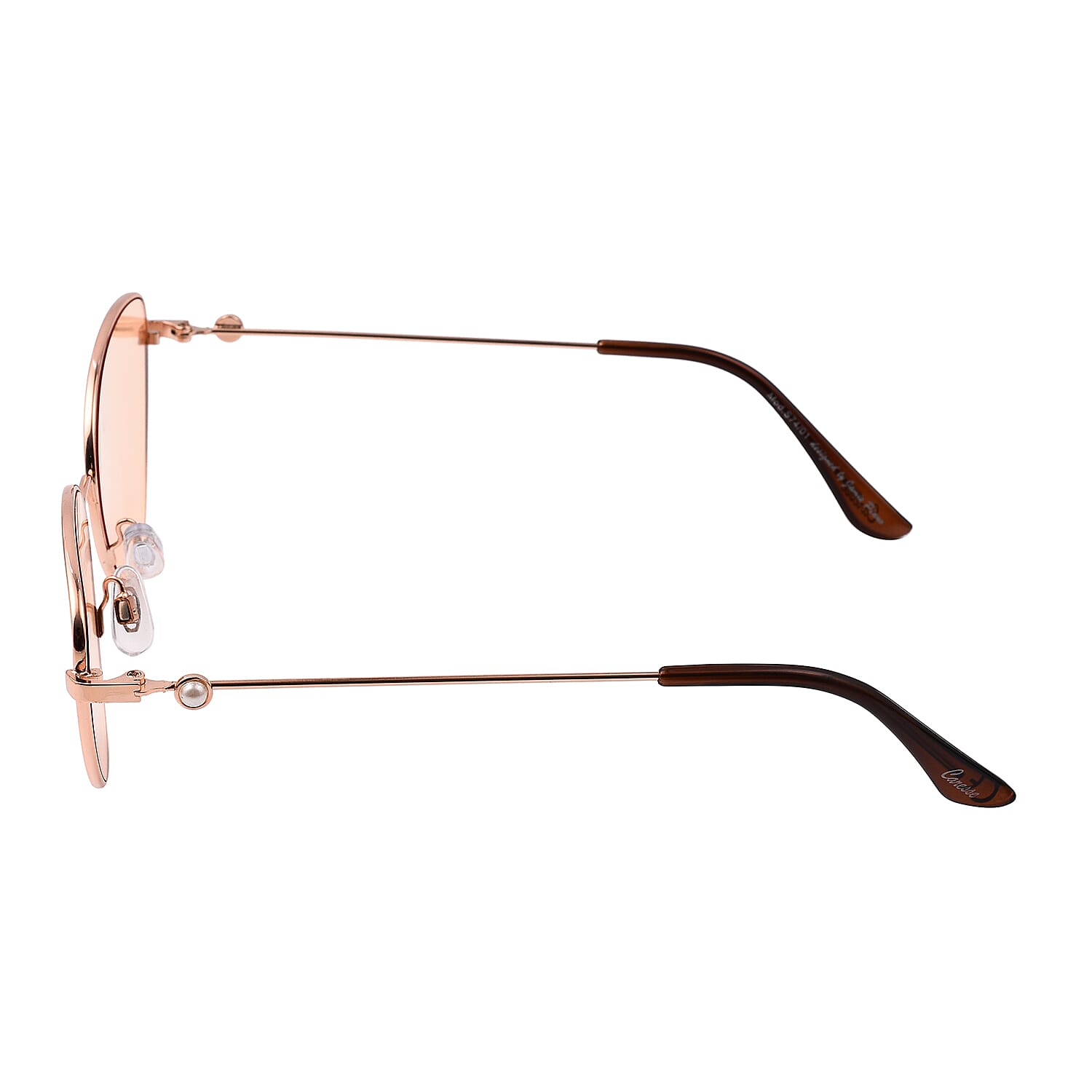 Designer Inspired Sunglasses - Rose Gold