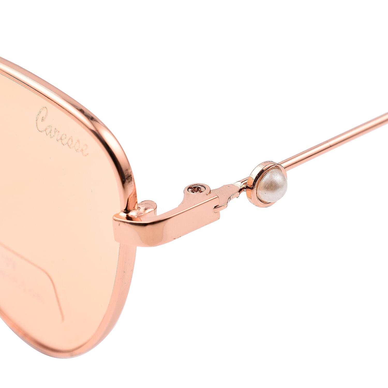 Designer Inspired Sunglasses - Rose Gold