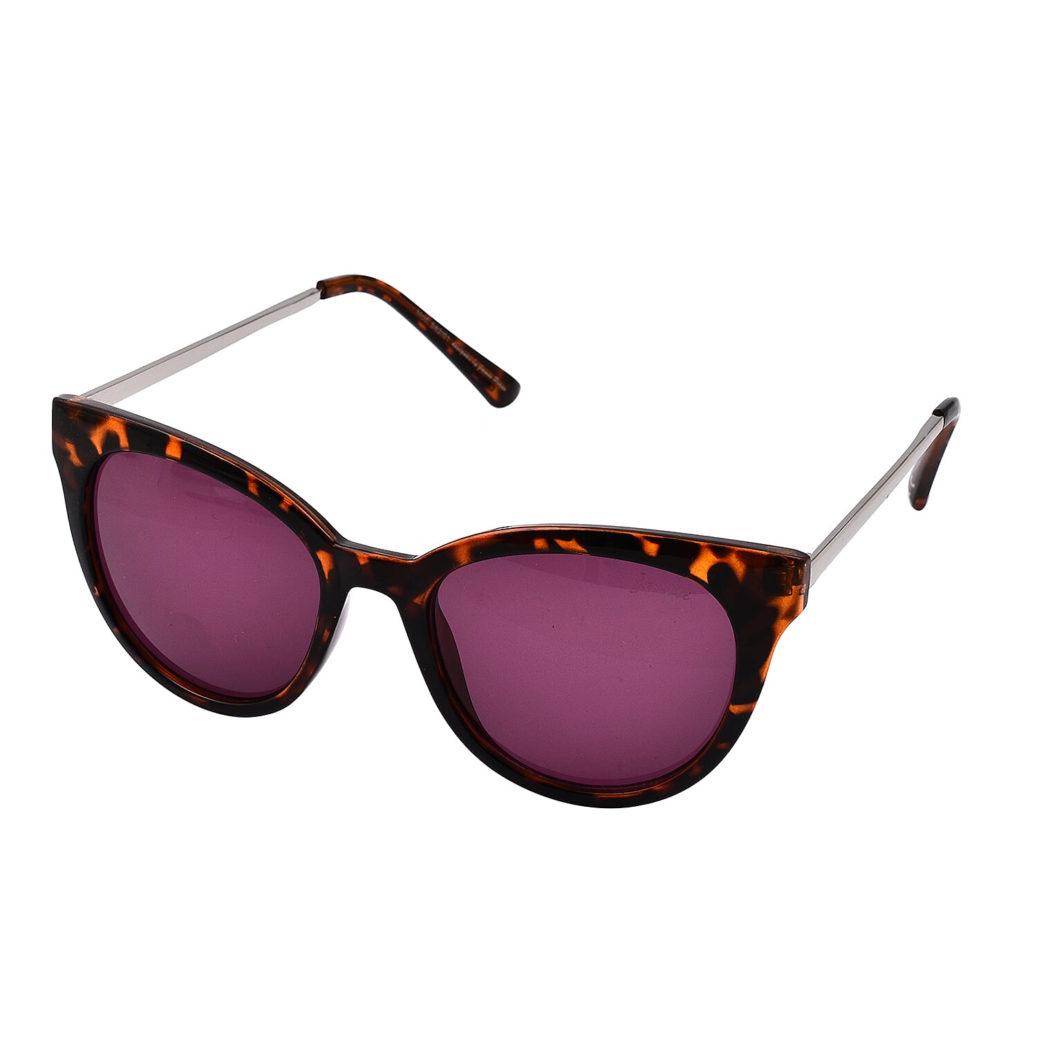 Designer Inspired Leopard Pattern Frame Sunglasses - Brown
