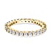 9K Gold Moissanite Full Eternity Band Ring