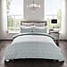 Cotton DBL Clara Duvet Cover Set SF - Duck Egg