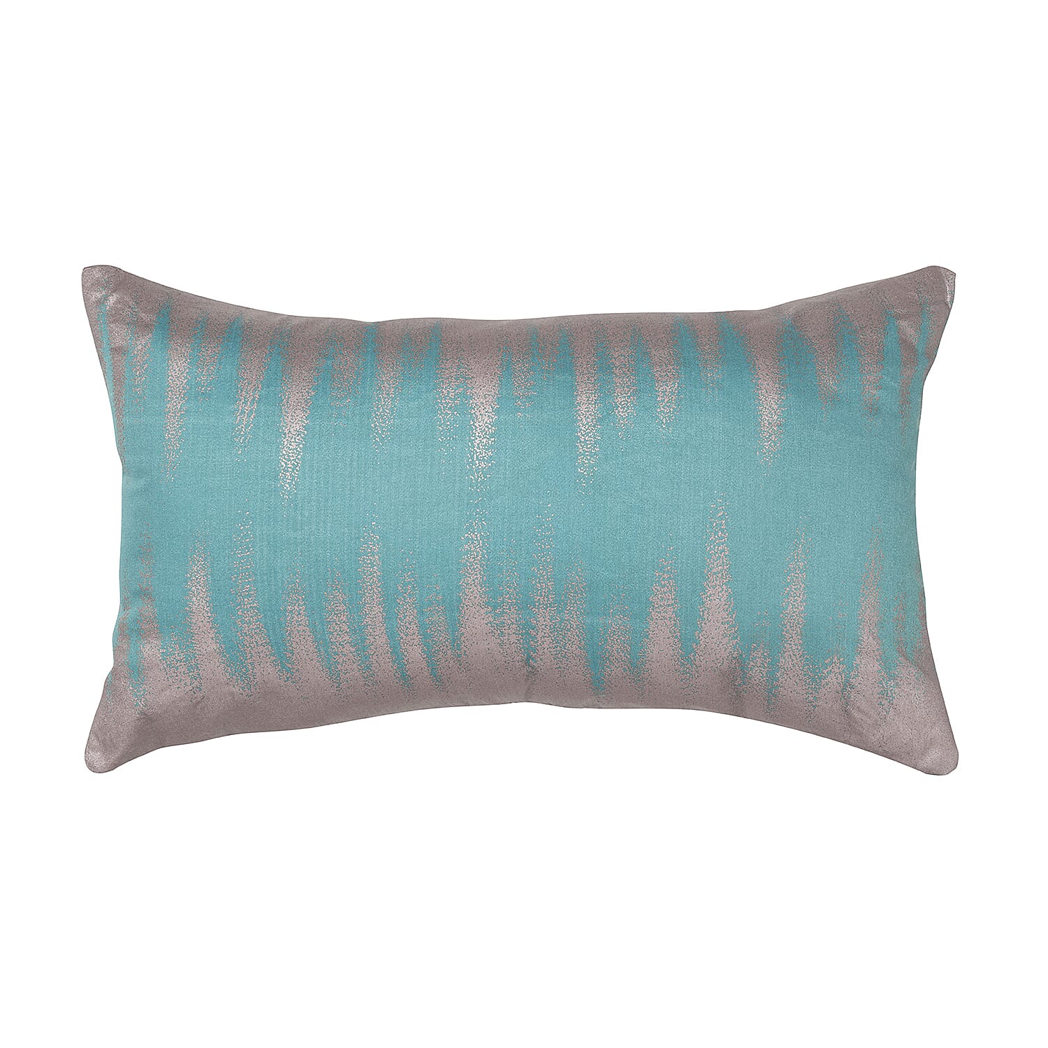 100% Cotton Sateen Manhattan Cushion (Size 50x30 Cm) - Teal