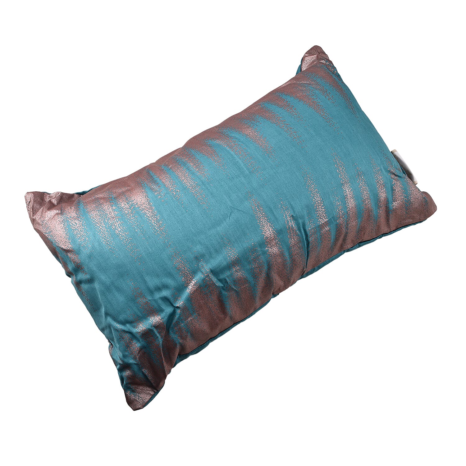 100% Cotton Sateen Manhattan Cushion (Size 50x30 Cm) - Teal