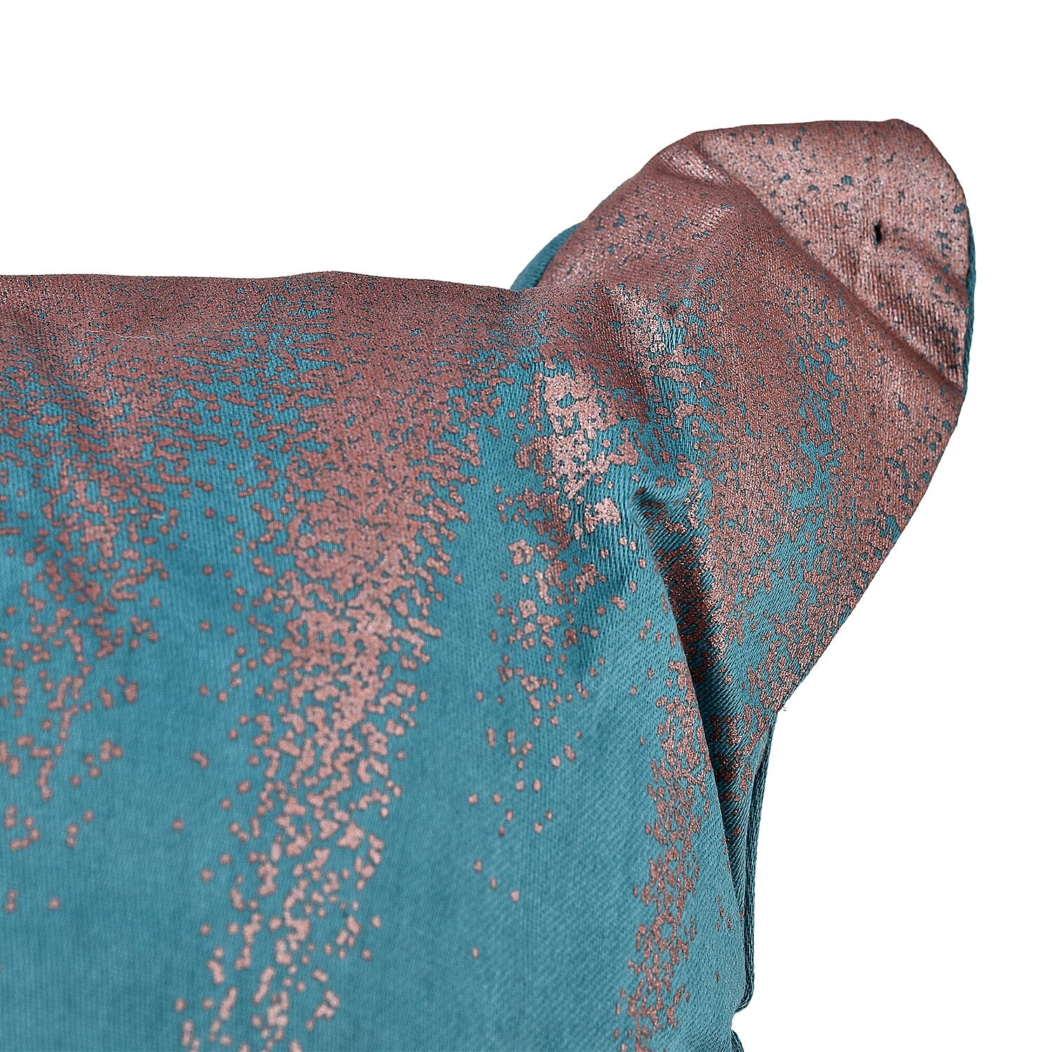 100% Cotton Sateen Manhattan Cushion (Size 50x30 Cm) - Teal