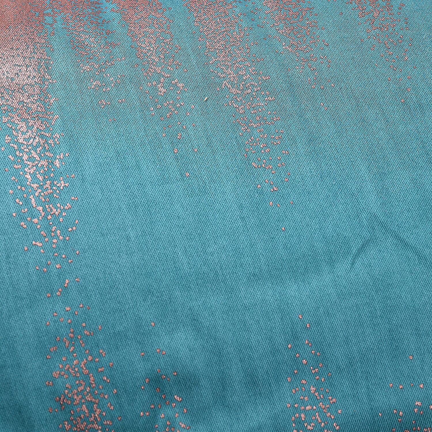 100% Cotton Sateen Manhattan Cushion (Size 50x30 Cm) - Teal