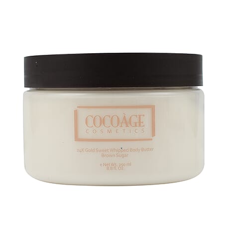 Cocoage 24K Gold Sweet Whipped Body Butter - Brown Sugar