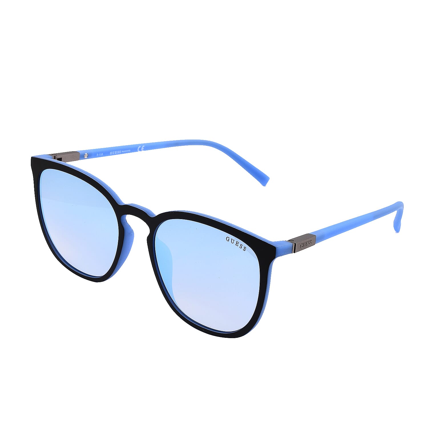 Guess Wayfarer Sky Blue Frame Sunglasses - Sky Blue