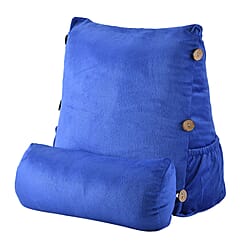 Tjc Polyester Patterned Pillow - Blue