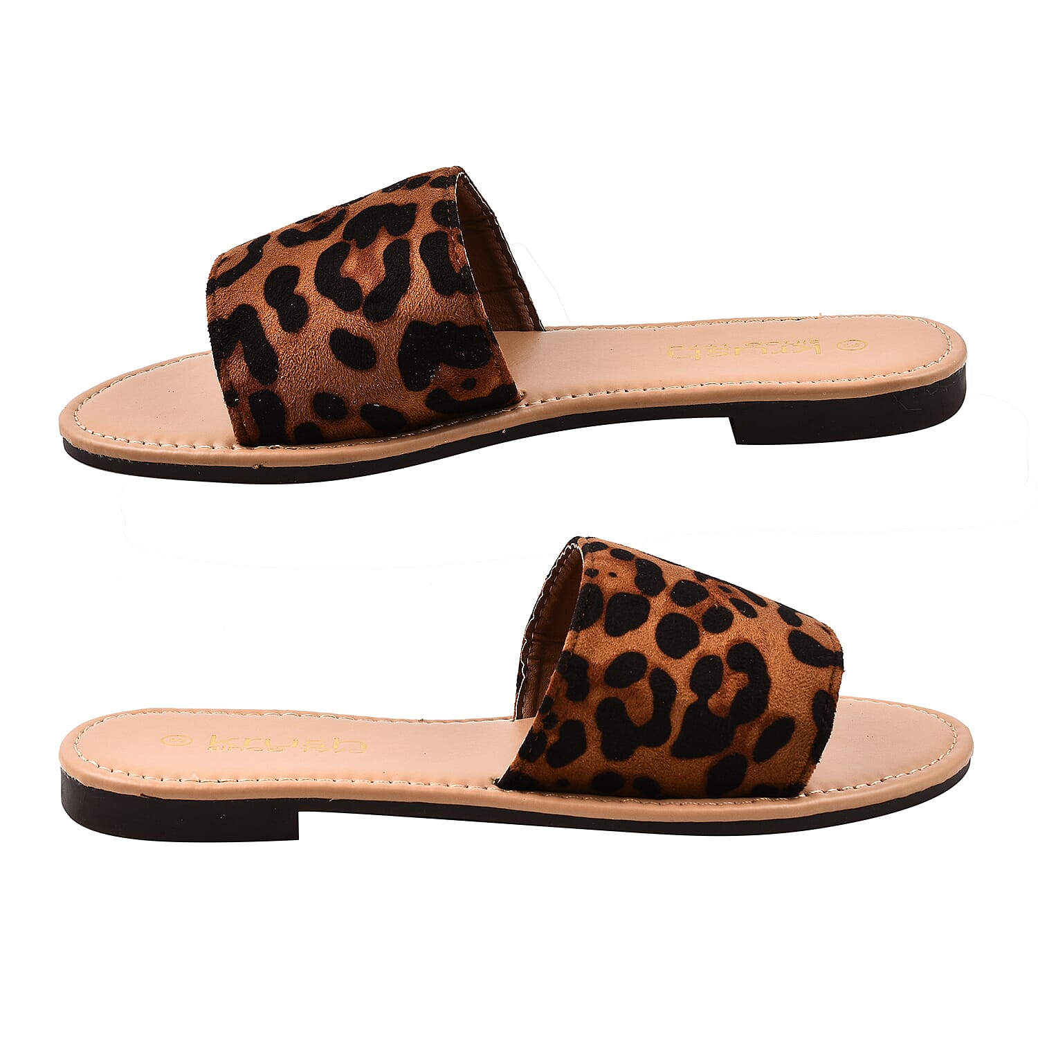 Manchester Closeout Snaz Slipper (Size 3) - Leopard