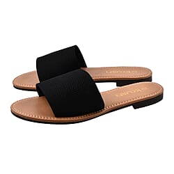 Manchester Closeout Snaz Slipper (Size 3) - Black