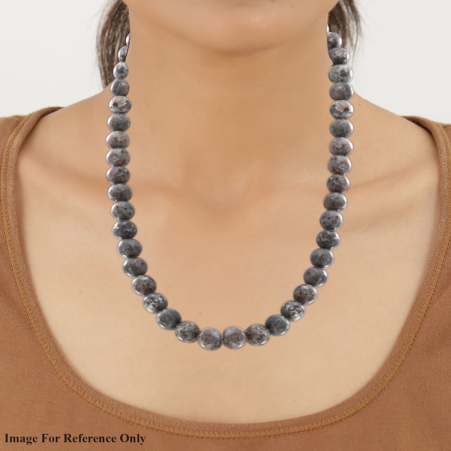 Yooperlite Beads Necklace (Size - 20) in Sterling Silver 300.00 Ct.