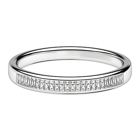 Close Out Deal -Signature Collection 950 Platinum IGI Certified Diamond (SI-G-H) Band Ring 0.25 Ct.